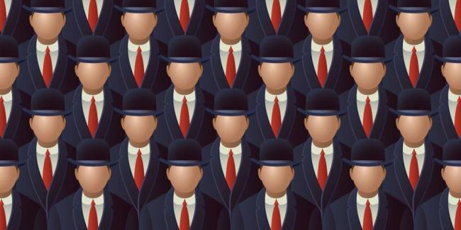 Anonymous business men